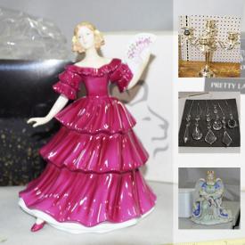 MaxSold Auction: This online auction features COLLECTIBLE: Lena Lui's plates; Thomas Kinkade Hawthorne Village pieces; Royal Doulton figurines. CHRISTMAS: Indoor, outdoor, tree decorations and ornaments such as yard ornaments, wreaths, pre-light trees and ornaments; table top and mantle decorations. NEW IN BOX ITEMS: Bedding and sheets; buffet and catering; home essentials and much more!